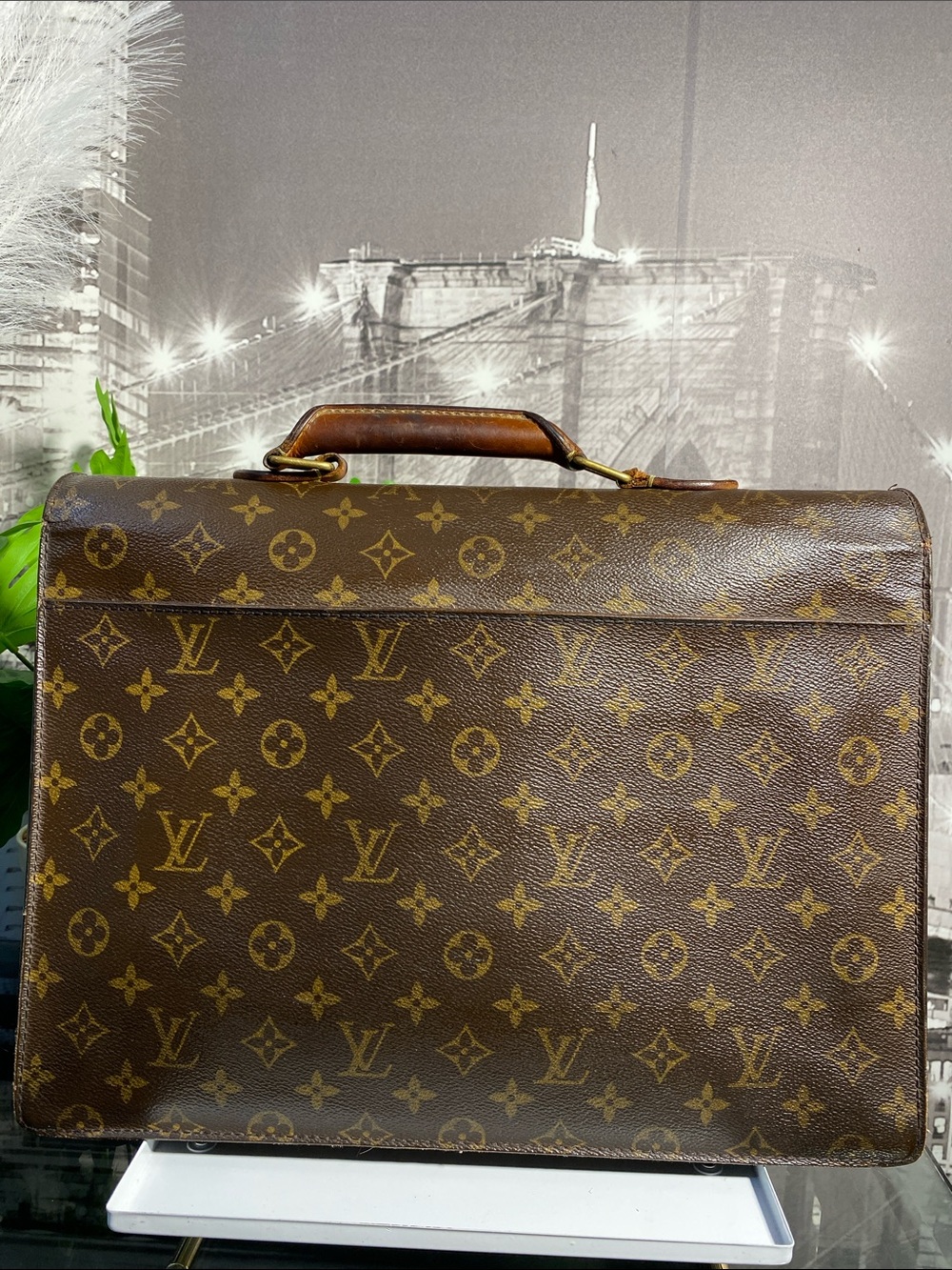Authentic Louis Vuitton Monogram Serviette Conseiller Briefcase/Laptop Bag - Picture 7 of 17